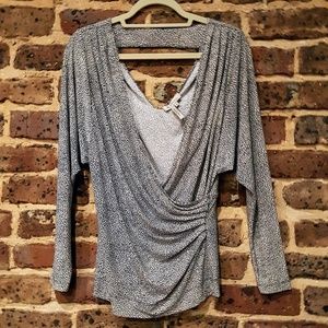 BCBG Generation Black & White Low V Top